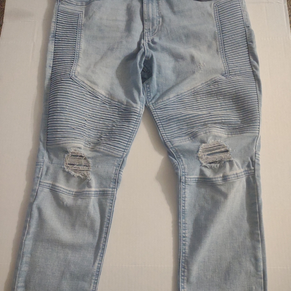Pacsun Stacked Active Stretch Skinny Jeans Size 34x32 Very Gently Used Zero Flaw